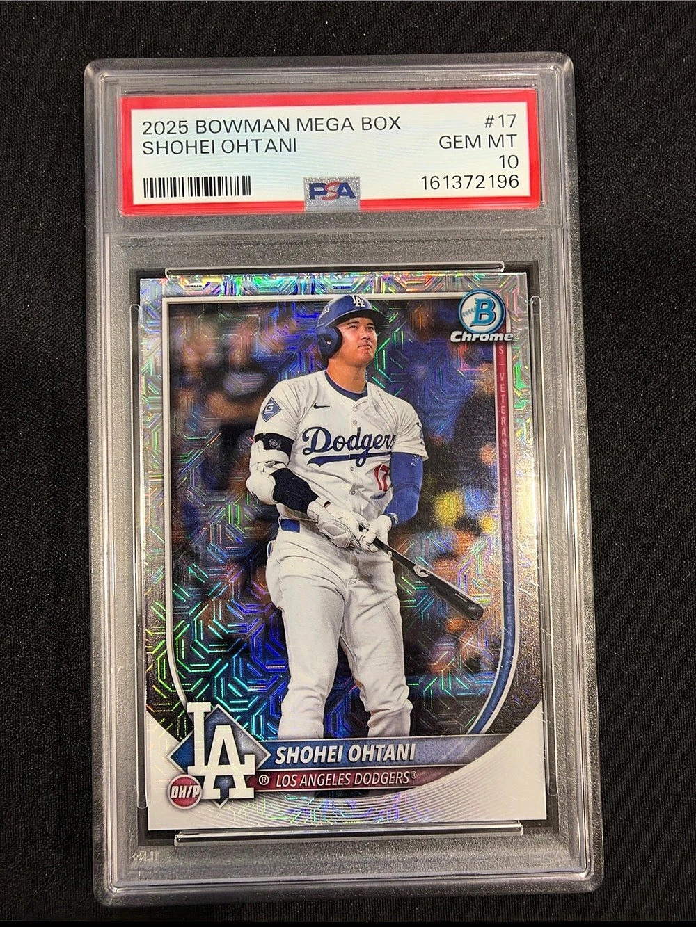 Topps 2025 Bowman Mega Box Shohei Ohtani #17 PSA 10 Baseball Card